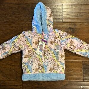 Disney girl, reversible, puffer jacket.
